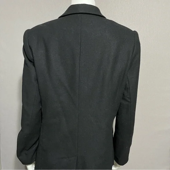 ⭐️Sag Harbor Black 100% Wool Blazer Sz-12P - Picture 3 of 5